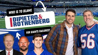 DiPietro amp Rothenberg  ESPN New York  Who is to blame for the New York Giants failures [upl. by Airitac60]