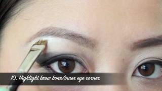 How to use MAC Cosmetics 212 Flat Definer Brush [upl. by Aruam21]