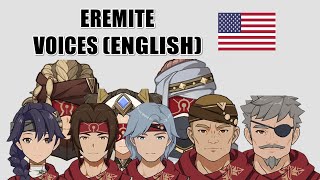 Genshin Impact  Eremite Voices English [upl. by Yzdnil]