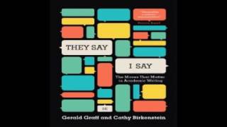 They Say  I Say audiobook by Gerald Graff Cathy Birkenstein [upl. by Ytsur422]