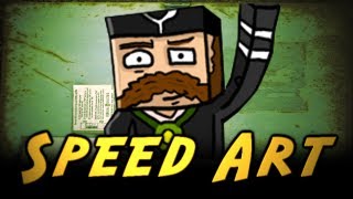 CavemanFilms Speed Art by Chewtoons [upl. by Kolk227]