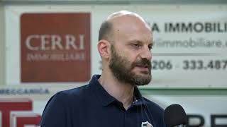 Intervista a coach Cagnazzo dopo la vittoria su SantAntimo [upl. by Nedrah457]