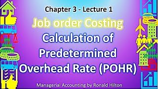 Calculation of Predetermined Overhead Rate  POHR  Exercise 324 [upl. by Trilbi494]