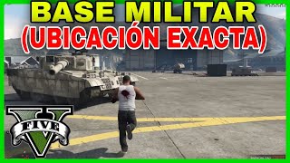 ✔️Donde encontrar la BASE MILITAR en GTA V  Donde está la BASE MILITAR en GTA 5 Área 51 Ubicación [upl. by Arym]