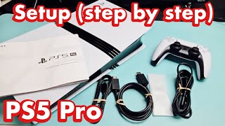 PS5 Pro How to Setup step by step [upl. by Elnar]