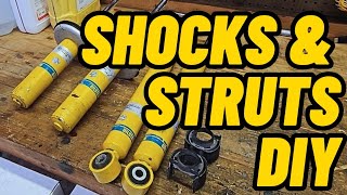 Shocks amp Struts Replacement DIY  C7 A6A7  B8 S4S5SQ5 [upl. by Dripps]