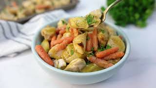 Honey Mustard Chicken  Easy Slow Cooker Recipe  Freezer Meal  Chicken Dinner Ideas [upl. by Lanod]