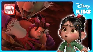 🌟 Vanellopes Heroic Rescue  Wreck It Ralph  Disney Kids [upl. by Anna7]