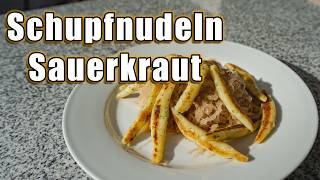 Schupfnudeln selber machen  traditionelle deutsche Küche [upl. by Enneillij]