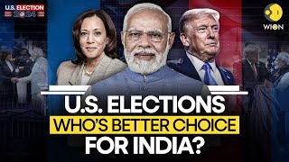 US Elections 2024 Which Presidential Candidate Will Be A Better Choice For India  WION Originals [upl. by Rawdan]