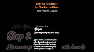 Effective Pain Relief for Shoulder and Neck shouldermassage neckmassage painrelief fatiguerelief [upl. by Broeker657]