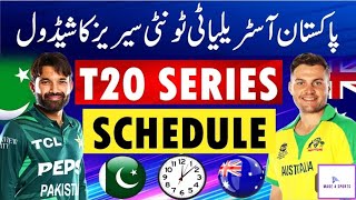 Pakistan vs Australia T20 Series Squad 2024  Schedule amp Pakistan Final Squad  PAK vs AUS T20 Squad [upl. by Bee942]