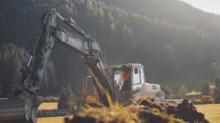 Bau einer Trinkwasserleitung in Taisten  Huber amp Feichter GmbH [upl. by Anatniuq]