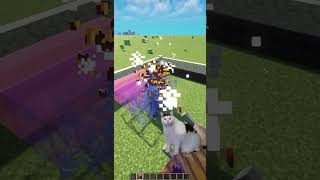 minecraft ravager vs all types of glass golems 😱 shorts gaming insanemikeplayzz minecraftshorts [upl. by Eartnoed]