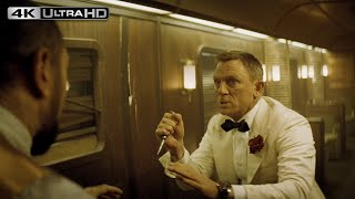 Spectre 4K HDR  Train Fight Scene [upl. by Adias]