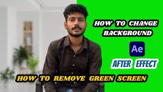 Advanced Green Screen Removal Tutorial After Effects  Green screen kaise change kare [upl. by Caswell]