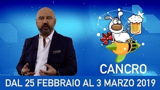 CANCRO l’oroscopo di Capitani  Dal 25 Febbraio al 3 Marzo [upl. by Zrike]