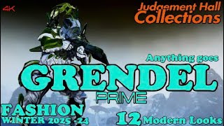 Grendel Fashion frame Prime Warframe Winter 2025 24 ArtFashion [upl. by Doolittle727]