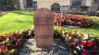 Greyfriars Bobbys Grave in Edinburgh [upl. by Bathesda]