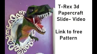 TRex how to print cut paste paint amp display [upl. by Alitha]