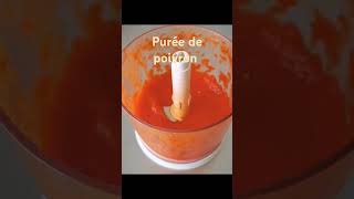 Purée de poivron poivronails vegetables [upl. by Kermy]