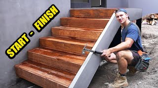 How to Build Stairs  The complete Job from Start to Finish [upl. by Concha]