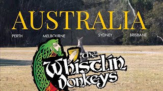 TOSS THE FEATHERS  The Whistlin Donkeys  Australia 2023  Official Music Video [upl. by Pinkerton]