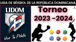 Liga de béisbol de la República Dominicana  Pelota Invernal Dominicana  Lidom 20232024 [upl. by Rutan471]