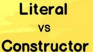 Literal Objects vs Constructor Functions in JavaScript  Learn JavaScript  JavaScript Objects [upl. by Adelaide794]