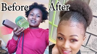 How to style natural hair using eco styler gel 4c hair [upl. by Gone]