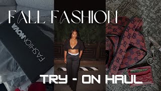 PREPING FOR THE FALL  FASHION NOVA HAUL  must haves amp cozy [upl. by Zaneta56]