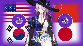 Jade Voice in 4 Different Languages Skills amp Ultimate  Honkai Star Rail Jade [upl. by Nitfa]