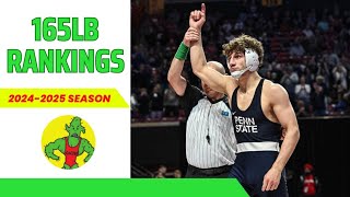 165lb Preseason RANKINGS  2425 NCAA Wrestling Season [upl. by Melony]