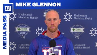 Mike Glennon on Facing His Former Team Chicago Bears  New York Giants [upl. by Brannon]