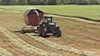 Angelrose Dairy  Haylage Harvest 2009  John Deere 4255  3970 [upl. by Lazes]