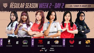 LIVE NOW  WSL S8 REGULAR SEASON WEEK 2 DAY 2 [upl. by Eecram]