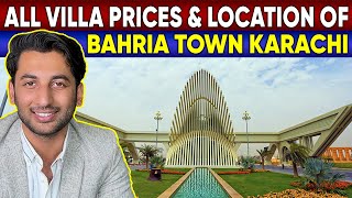 All Villas in 1 Video  Bahria Town Karachi  Private construction amp Bahria Homes [upl. by Anjali600]