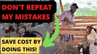 DONT MAKE THIS MISTAKE Making A Feeder For Goats and Sheep [upl. by Furlong802]