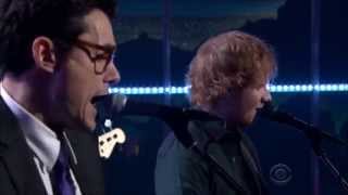 Ed Sheeran  John Mayer  Dont Late Late Show 2015 [upl. by Tur]