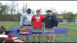 Boeing Brown QB Class of 2013 National Underclassmen Combine  MiddletownNY [upl. by Anirbes234]