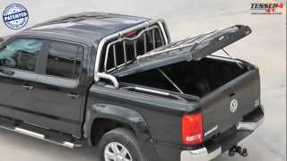 At wwwtessera4x4com VW Amarok cover lid pick up offroad 4x4 accessories vs [upl. by Ativla]