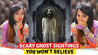 SCARY Ghost Sightings You Wont Believe Cant UNSEE This [upl. by Leiser308]