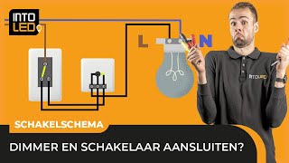 DIMMER en SCHAKELAAR op je LAMP aansluiten  INTOLED [upl. by Volotta]