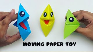 How To Make Easy Moving Paper Toy For Kids  Nursery Craft Ideas  Paper Craft Easy  KIDS crafts [upl. by Anair]