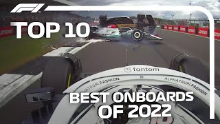 Top 10 Onboards Of The 2022 F1 Season [upl. by Eyssej]