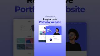 Responsive Portfolio Website HTML CSS JavaScript [upl. by Corvese905]