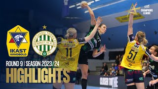 Ikast Handbold vs FTCRail Cargo Hungaria  Round 9  EHF Champions League Women 202324 [upl. by Quenna]