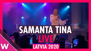 Samanta Tina – Still Breathing LIVE  Melfest WKND Latvia Eurovision 2020 [upl. by Ellie]