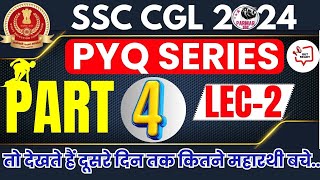 GK FOR SSC CGL 2024  PYQ SERIES PART 4  LEC2  PARMAR SSC [upl. by Hcra346]