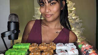 ASMR Christmas Marshmallow Peeps Eating Chewing Sounds Mukbang [upl. by Fernando867]